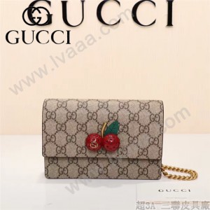 gucci-481291 gucci专柜新款时尚潮流樱桃款女士单肩斜挎包