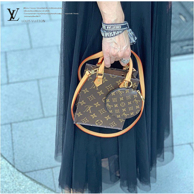 Louis-Vuitton-Monogram-Petit-Sac-Plat-Shoulder-Bag-Hand-Bag-M69442