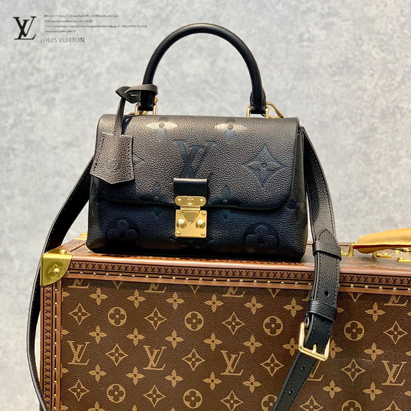 M45978 Louis Vuitton Monogram Empreinte Madeleine MM Handbag