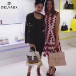 Delvaux-06-3 春夏專櫃定制款Brillant 彩虹系列白色原版鱷魚紋手提單肩包