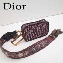 Dior-025   迪奧新款原版皮Oblique相機包