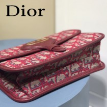 DIOR  迪奧型號M5870A-03原版皮Oblique郵差包