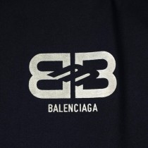 BALENCIAGA巴黎世家經典互扣字母印花短袖T恤