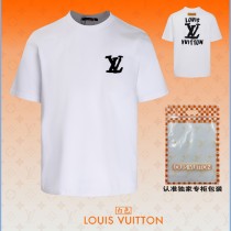LV新款高圓領短袖T恤