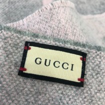 GUCCI 新款純羊絨大G雙面羊絨圍巾