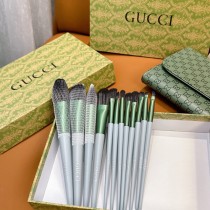 gucci古馳  化妝刷羊毛散粉刷修容刷腮紅刷粉底刷全套禮盒裝