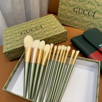 gucci  化妝刷羊毛散粉刷修容刷腮紅刷粉底刷全套禮盒裝