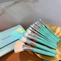 tiffany蒂芙尼 化妝刷羊毛散粉刷修容刷腮紅刷粉底刷全套禮盒裝