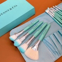 tiffany蒂芙尼 化妝刷羊毛散粉刷修容刷腮紅刷粉底刷全套禮盒裝