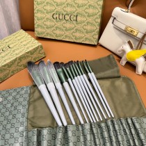 gucci古馳  化妝刷羊毛散粉刷修容刷腮紅刷粉底刷全套禮盒裝